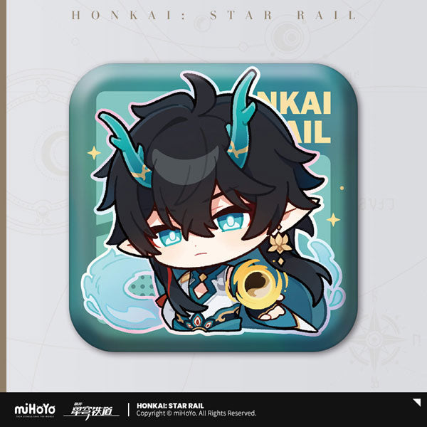 Honkai: Star Rail Pom-Pom Gallery Square Badge Series-Dan Heng Imbibitor Lunae-miHoYo-Ace Cards &amp; Collectibles