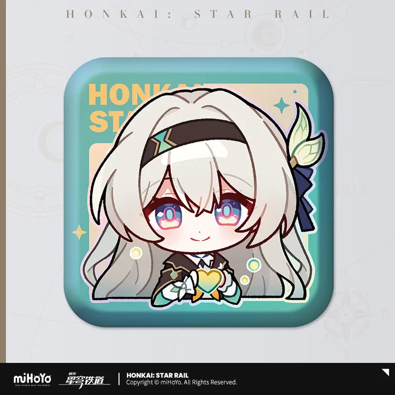 Honkai: Star Rail Pom-Pom Gallery Square Badge Series-Firefly-miHoYo-Ace Cards &amp; Collectibles