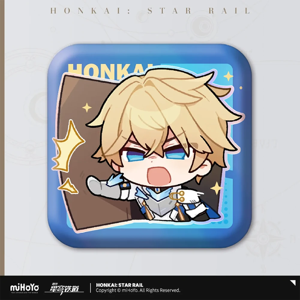 Honkai: Star Rail Pom-Pom Gallery Square Badge Series-Gepard-miHoYo-Ace Cards &amp; Collectibles