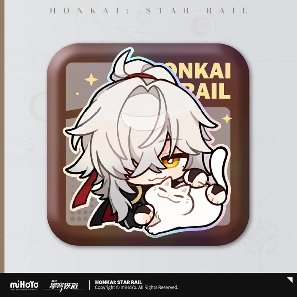 Honkai: Star Rail Pom-Pom Gallery Square Badge Series-Jing Yuan-miHoYo-Ace Cards &amp; Collectibles