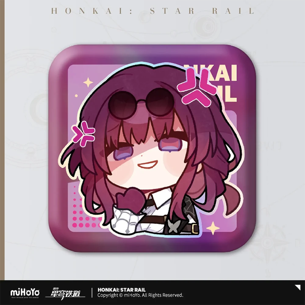 Honkai: Star Rail Pom-Pom Gallery Square Badge Series-Kafka-miHoYo-Ace Cards &amp; Collectibles