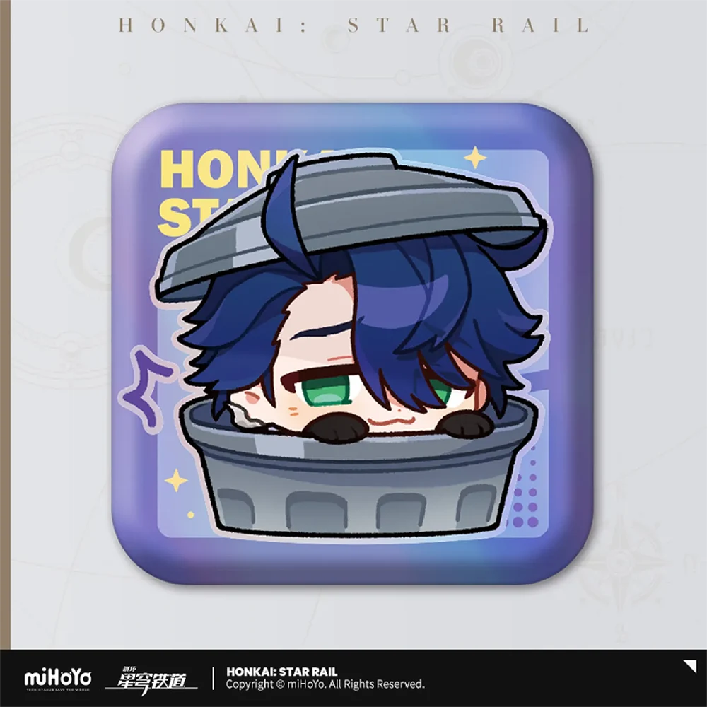 Honkai: Star Rail Pom-Pom Gallery Square Badge Series-Sampo-miHoYo-Ace Cards &amp; Collectibles