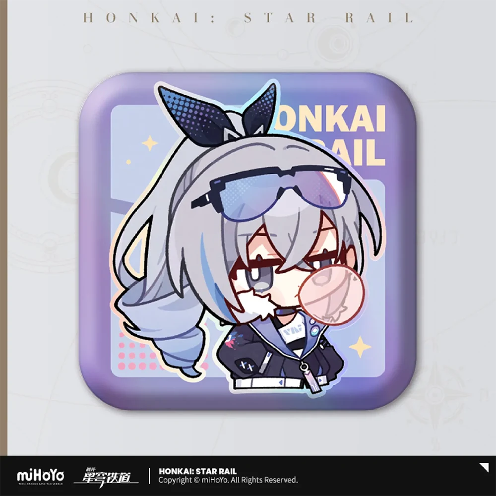 Honkai: Star Rail Pom-Pom Gallery Square Badge Series-Silver Wolf-miHoYo-Ace Cards &amp; Collectibles