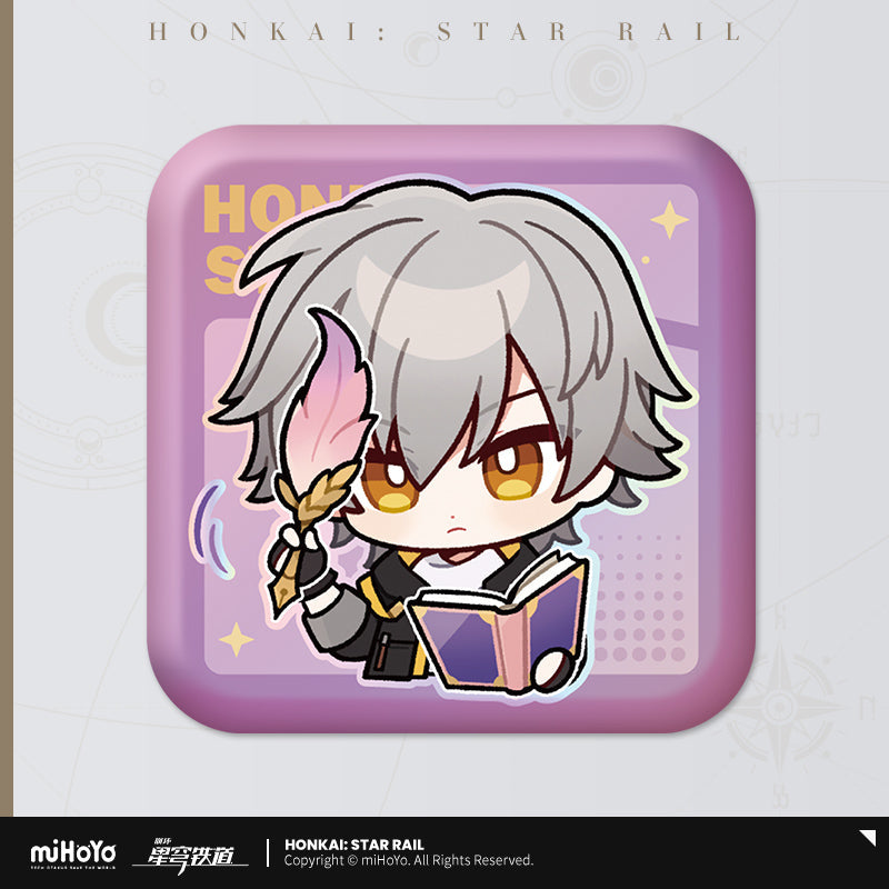 Honkai: Star Rail Pom-Pom Gallery Square Badge Series-Trailblazer (M) Remembrance-miHoYo-Ace Cards & Collectibles