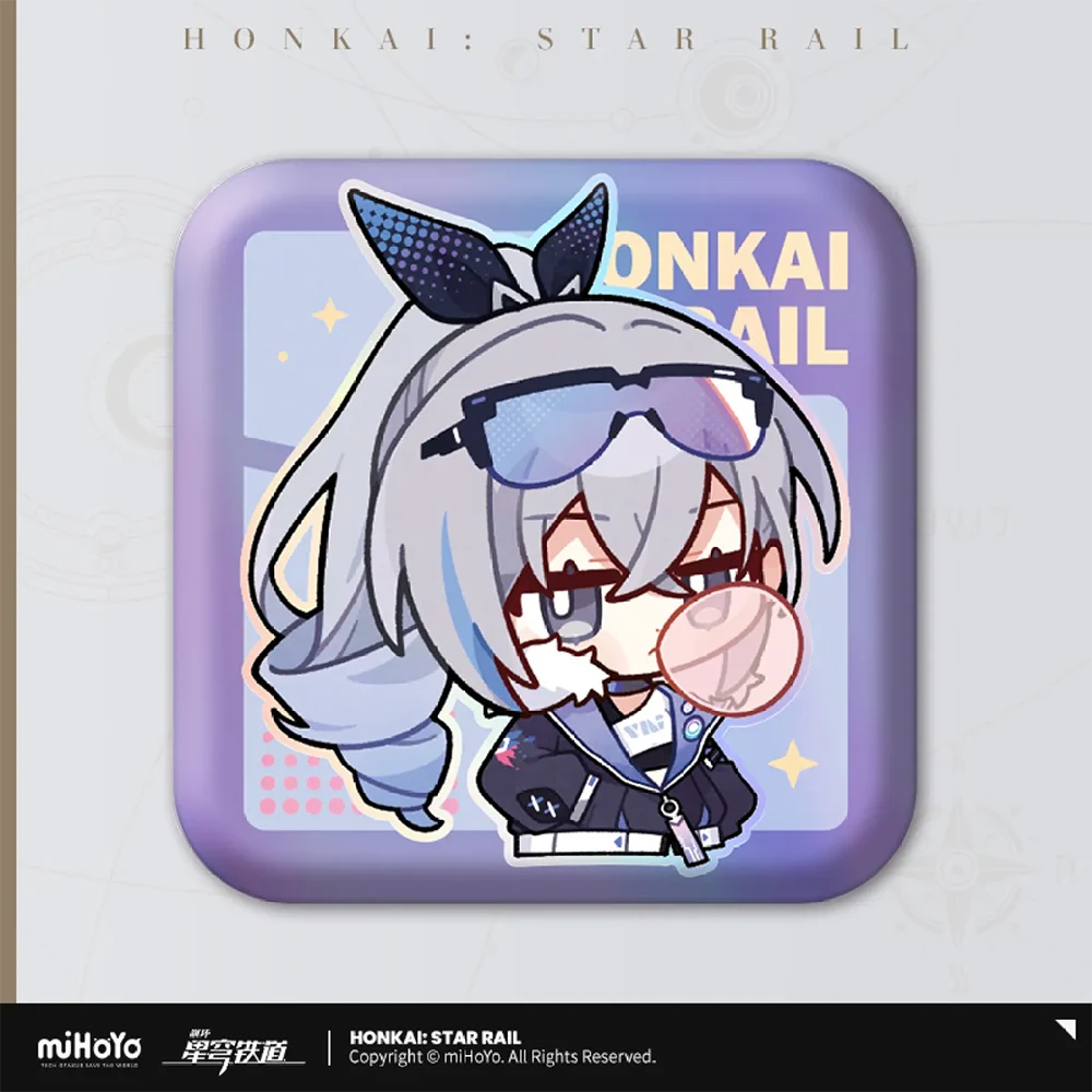 Honkai: Star Rail Pom-Pom Gallery Square Badge Series-Trailblazer/M-miHoYo-Ace Cards & Collectibles