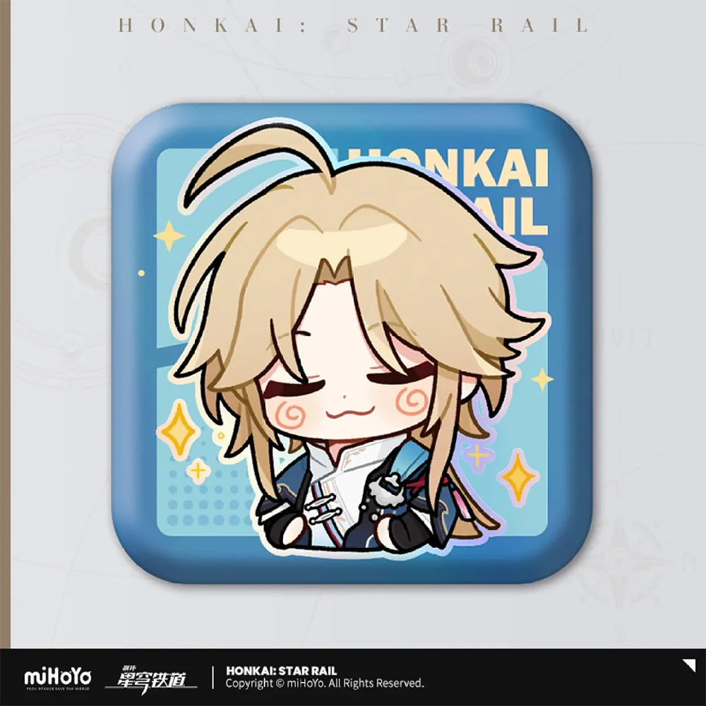 Honkai: Star Rail Pom-Pom Gallery Square Badge Series-Trailblazer/M-miHoYo-Ace Cards & Collectibles