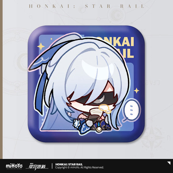 Honkai: Star Rail Pom-Pom Gallery Square Badge Series-Trailblazer/M-miHoYo-Ace Cards & Collectibles