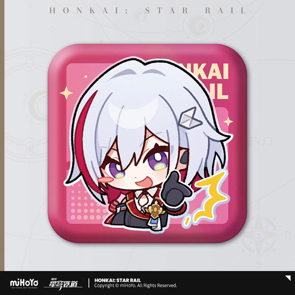 Honkai: Star Rail Pom-Pom Gallery Square Badge Series-Trailblazer/M-miHoYo-Ace Cards & Collectibles