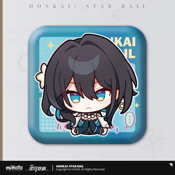 Honkai: Star Rail Pom-Pom Gallery Square Badge Series-Trailblazer/M-miHoYo-Ace Cards & Collectibles