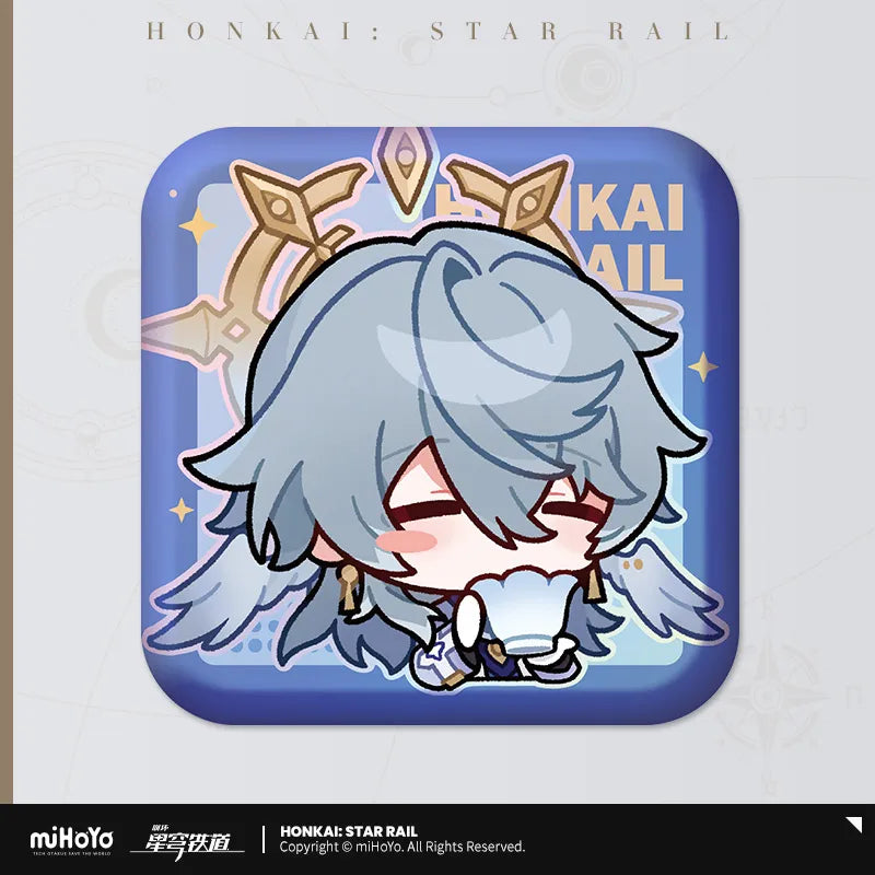 Honkai: Star Rail Pom-Pom Gallery Square Badge Series-Trailblazer/M-miHoYo-Ace Cards & Collectibles