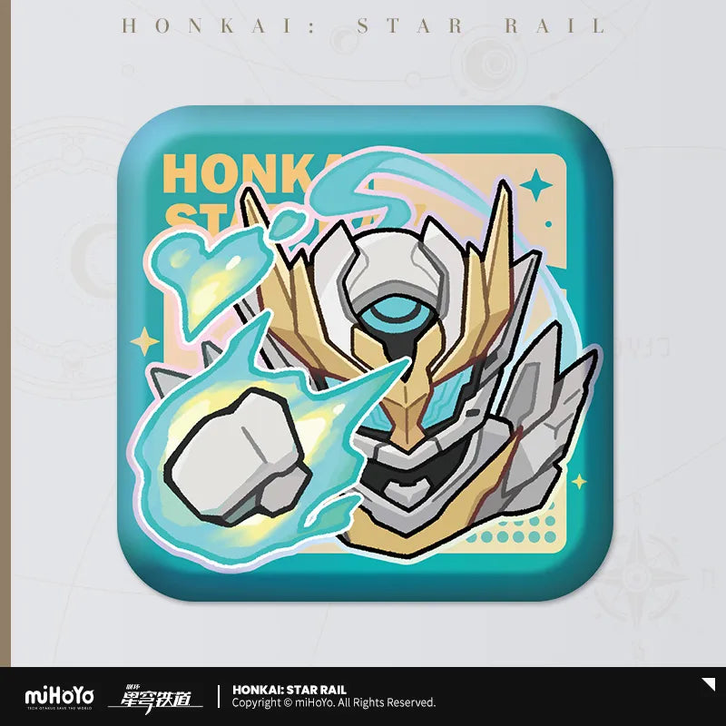 Honkai: Star Rail Pom-Pom Gallery Square Badge Series-Trailblazer/M-miHoYo-Ace Cards & Collectibles