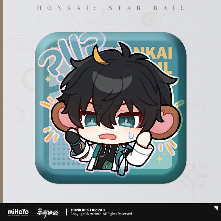 Honkai: Star Rail Pom-Pom Gallery Square Badge Series-Trailblazer/M-miHoYo-Ace Cards & Collectibles
