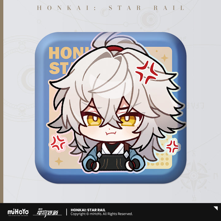 Honkai: Star Rail Pom-Pom Gallery Square Badge Series-Trailblazer/M-miHoYo-Ace Cards & Collectibles