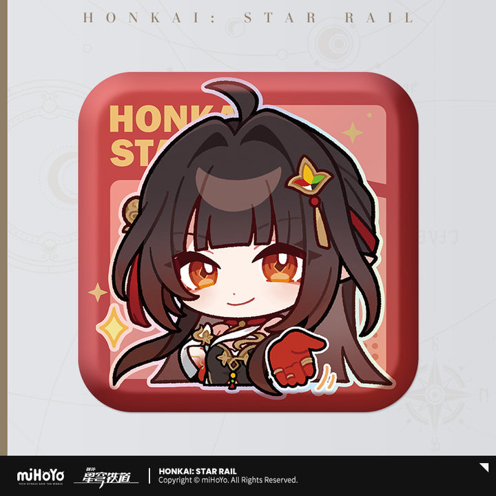 Honkai: Star Rail Pom-Pom Gallery Square Badge Series-Trailblazer/M-miHoYo-Ace Cards & Collectibles