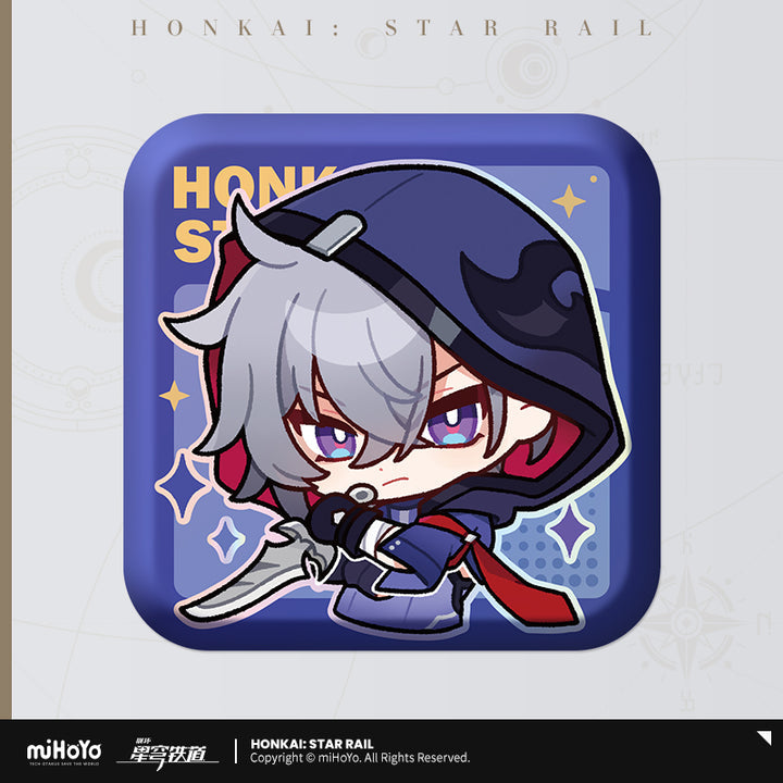 Honkai: Star Rail Pom-Pom Gallery Square Badge Series-Trailblazer/M-miHoYo-Ace Cards & Collectibles