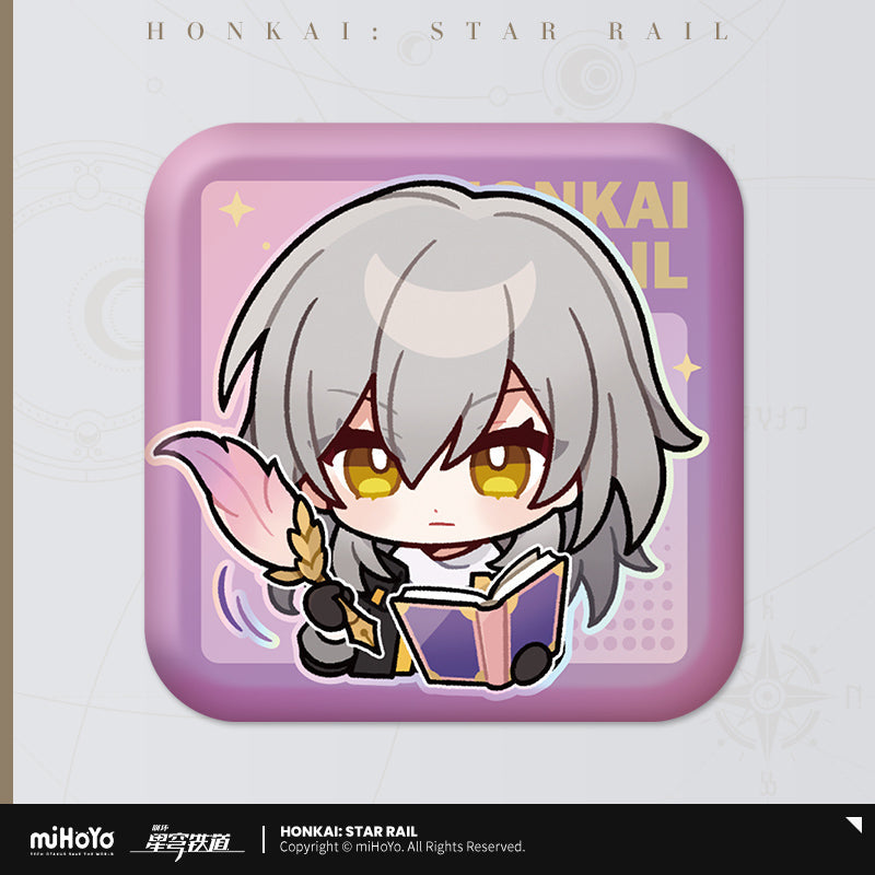 Honkai: Star Rail Pom-Pom Gallery Square Badge Series-Trailblazer/M-miHoYo-Ace Cards & Collectibles