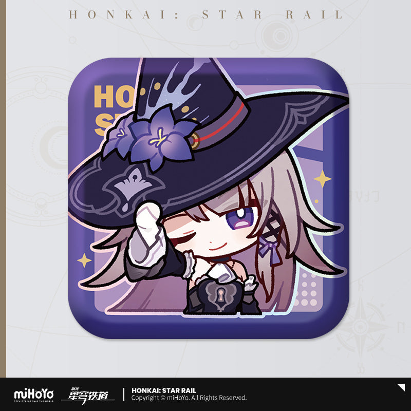 Honkai: Star Rail Pom-Pom Gallery Square Badge Series-Trailblazer/M-miHoYo-Ace Cards & Collectibles