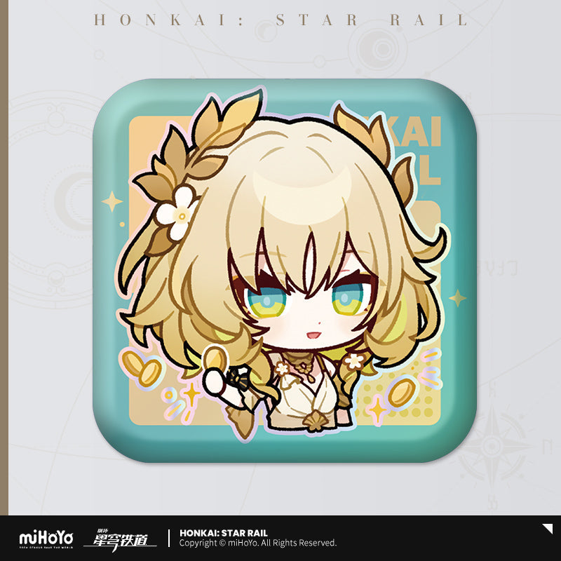 Honkai: Star Rail Pom-Pom Gallery Square Badge Series-Trailblazer/M-miHoYo-Ace Cards & Collectibles