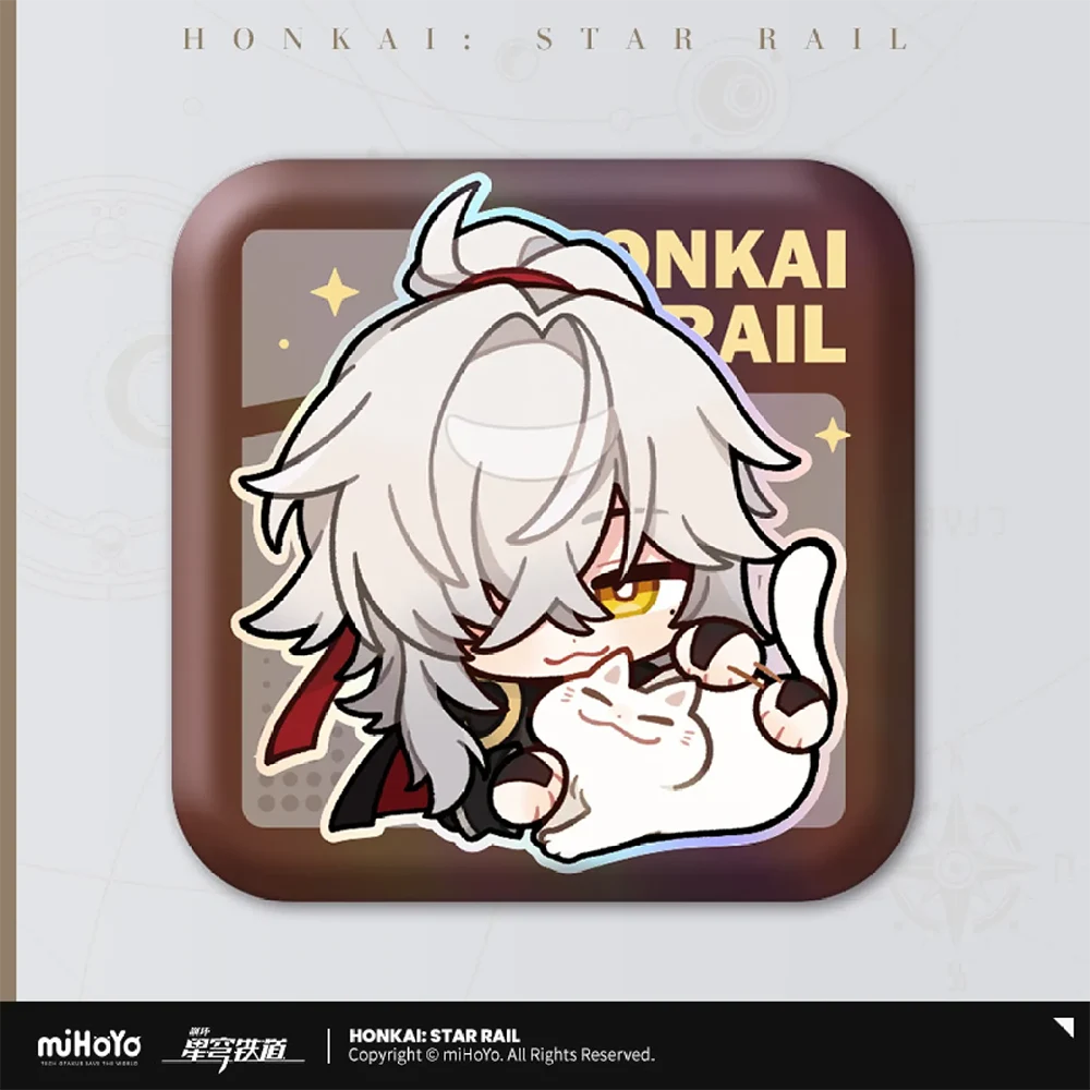 Honkai: Star Rail Pom-Pom Gallery Square Badge Series-Trailblazer/M-miHoYo-Ace Cards & Collectibles