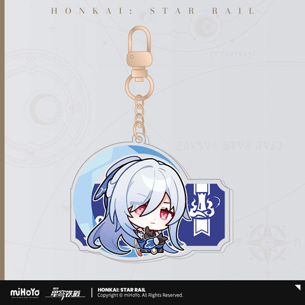 Honkai: Star Rail Pom-Pom Gallery Sticker Keychain-Jingliu-miHoYo-Ace Cards &amp; Collectibles