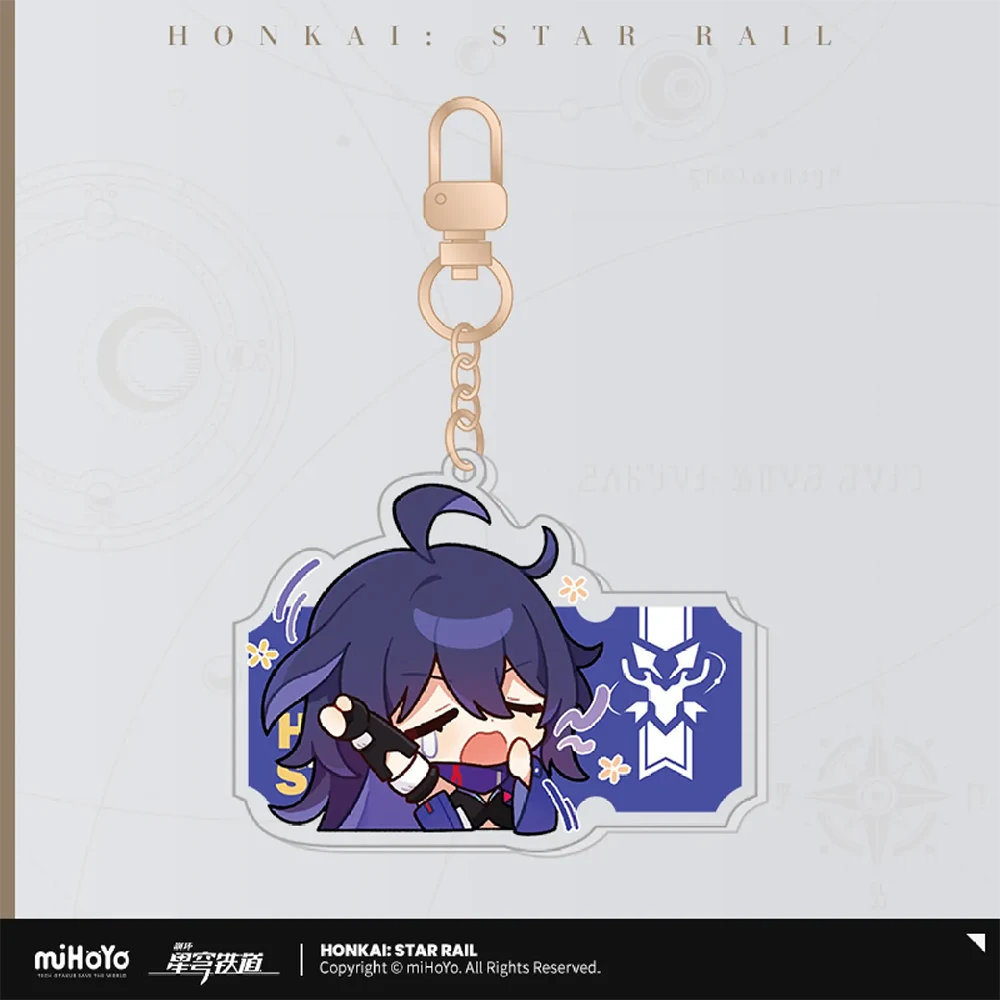Honkai: Star Rail Pom-Pom Gallery Sticker Keychain-Seele-miHoYo-Ace Cards & Collectibles