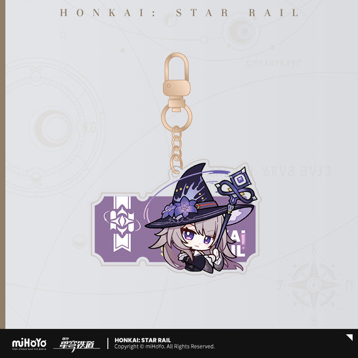 Honkai: Star Rail Pom-Pom Gallery Sticker Keychain-The Herta-miHoYo-Ace Cards & Collectibles
