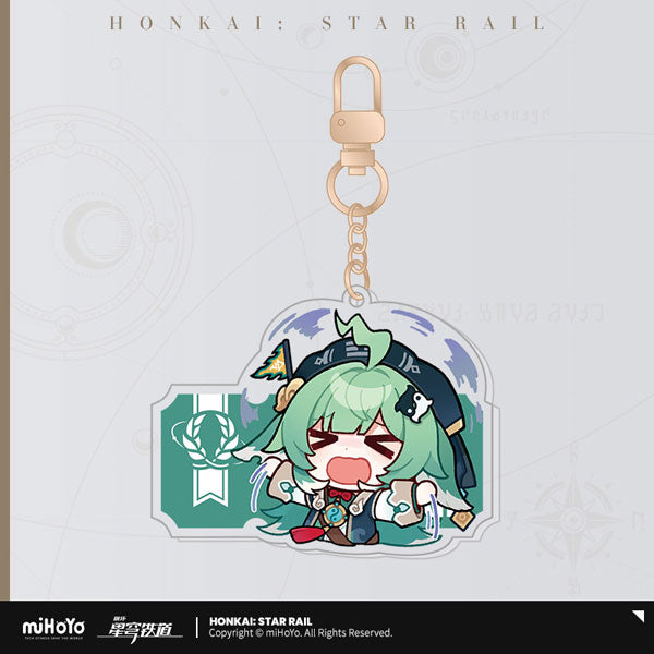 Honkai: Star Rail Pom-Pom Gallery Sticker Keychain-Trailblazer/M-miHoYo-Ace Cards & Collectibles
