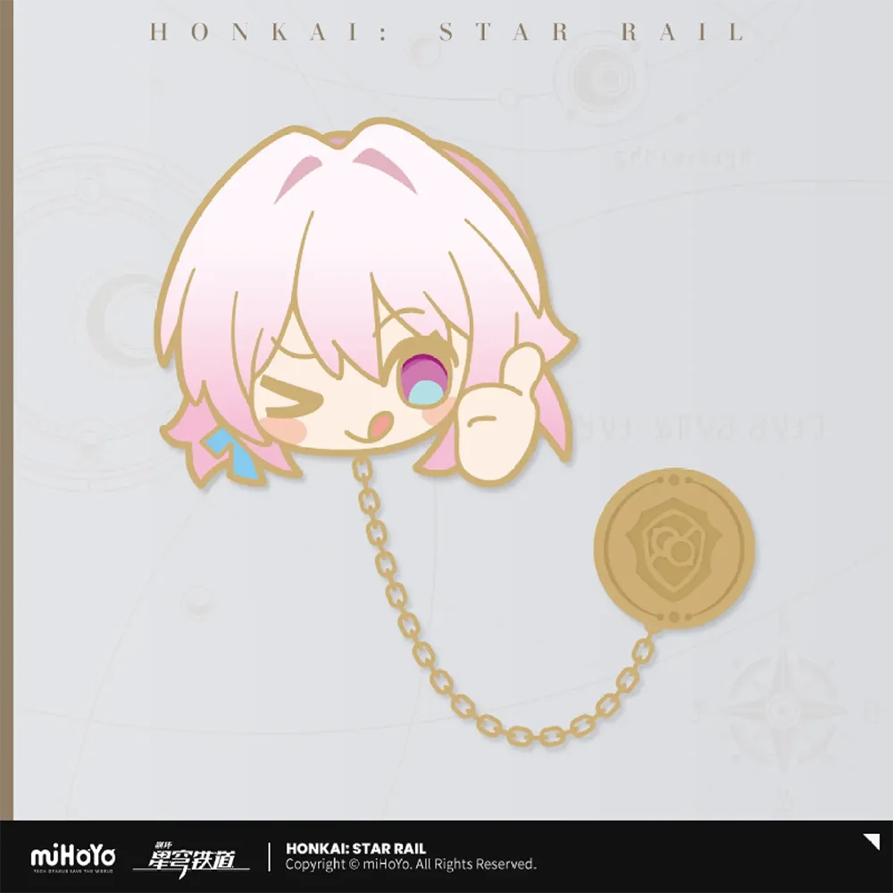 Honkai: Star Rail Pom-Pom Gallery Sticker Metal Badge-Black Swan-miHoYo-Ace Cards & Collectibles