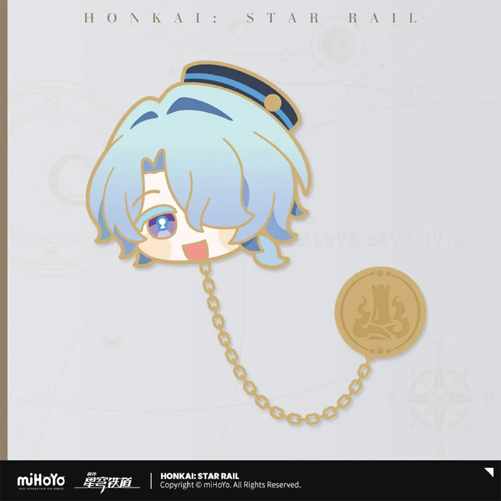 Honkai: Star Rail Pom-Pom Gallery Sticker Metal Badge-Black Swan-miHoYo-Ace Cards & Collectibles