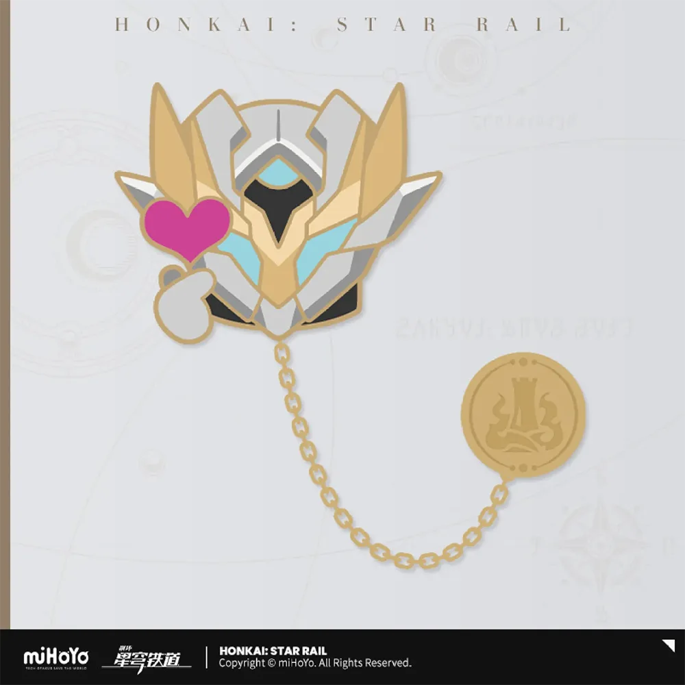 Honkai: Star Rail Pom-Pom Gallery Sticker Metal Badge-Black Swan-miHoYo-Ace Cards & Collectibles