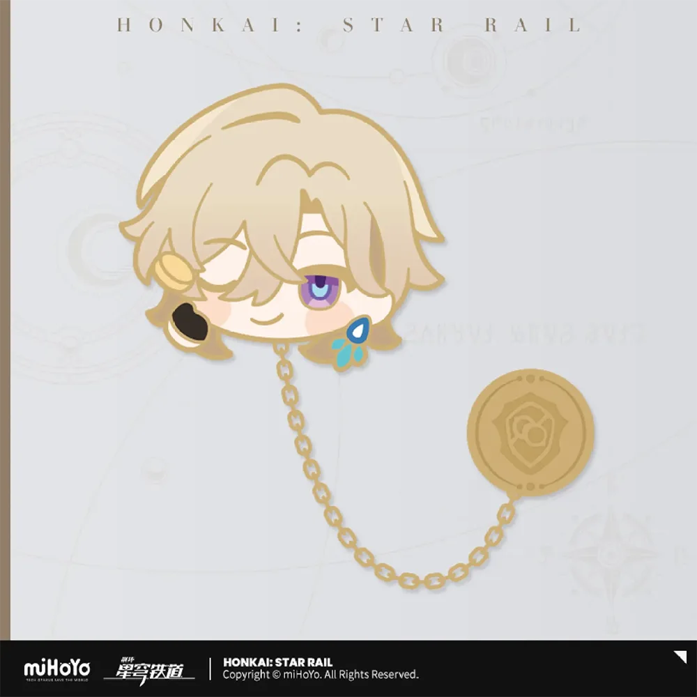 Honkai: Star Rail Pom-Pom Gallery Sticker Metal Badge-Black Swan-miHoYo-Ace Cards & Collectibles