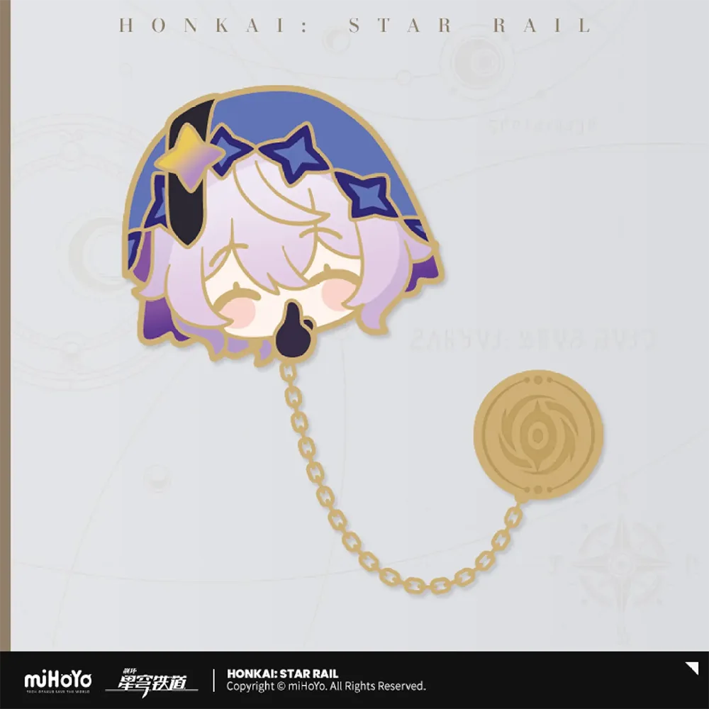 Honkai: Star Rail Pom-Pom Gallery Sticker Metal Badge-Black Swan-miHoYo-Ace Cards & Collectibles