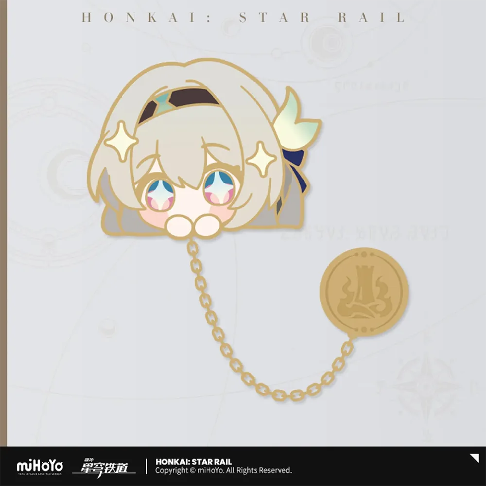 Honkai: Star Rail Pom-Pom Gallery Sticker Metal Badge-Firefly-miHoYo-Ace Cards & Collectibles