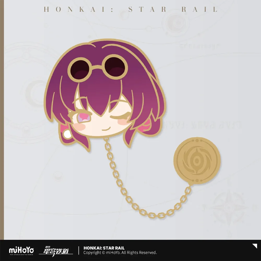Honkai: Star Rail Pom-Pom Gallery Sticker Metal Badge-Kafka-miHoYo-Ace Cards & Collectibles