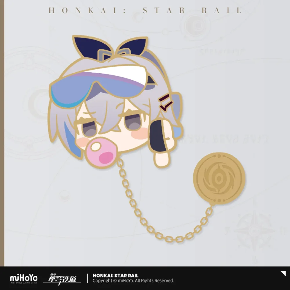 Honkai: Star Rail Pom-Pom Gallery Sticker Metal Badge-Silver Wolf-miHoYo-Ace Cards & Collectibles