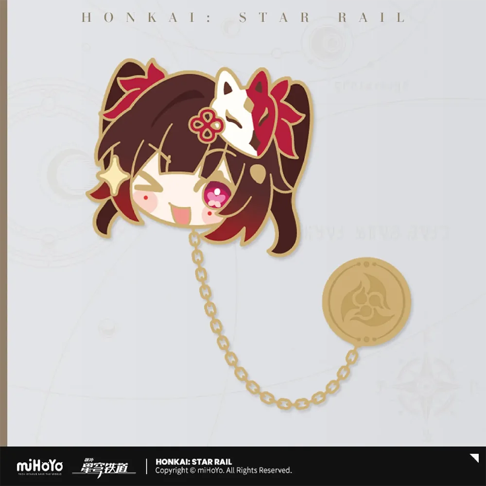 Honkai: Star Rail Pom-Pom Gallery Sticker Metal Badge-Sparkle-miHoYo-Ace Cards & Collectibles