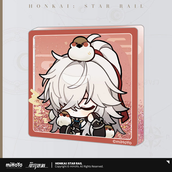 Honkai: Star Rail Pom-Pom Gallery Sticker Quicksand Fridge Magnet-Jing Yuan-miHoYo-Ace Cards &amp; Collectibles