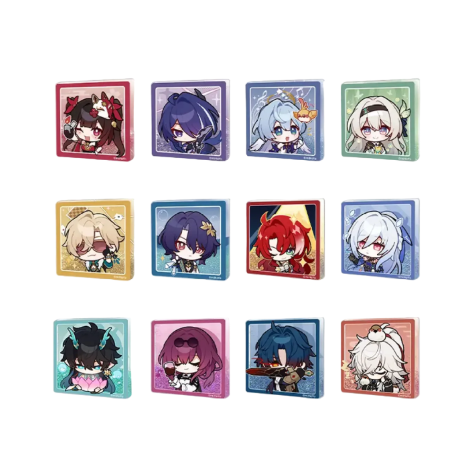 Honkai: Star Rail Pom-Pom Gallery Sticker Quicksand Fridge Magnet-Jing Yuan-miHoYo-Ace Cards & Collectibles