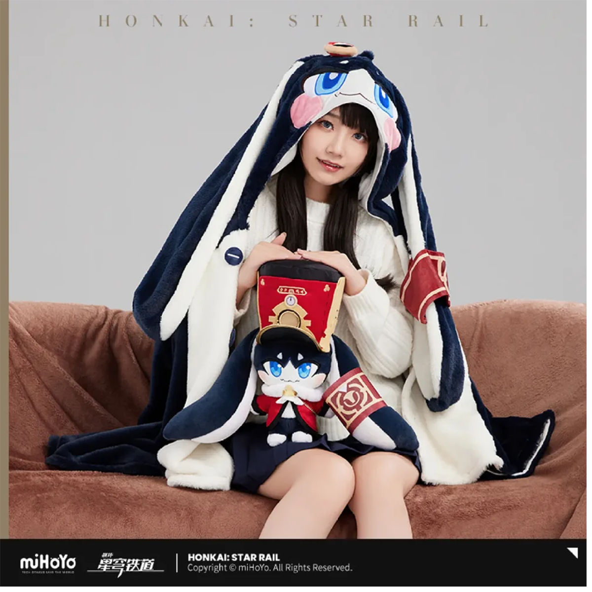 Honkai: Star Rail Pom-Pom Plush Blanket Cape-miHoYo-Ace Cards &amp; Collectibles