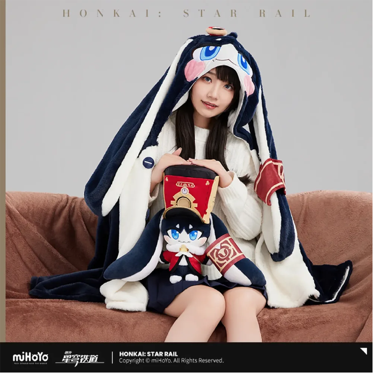 Honkai: Star Rail Pom-Pom Plush Blanket Cape-miHoYo-Ace Cards & Collectibles