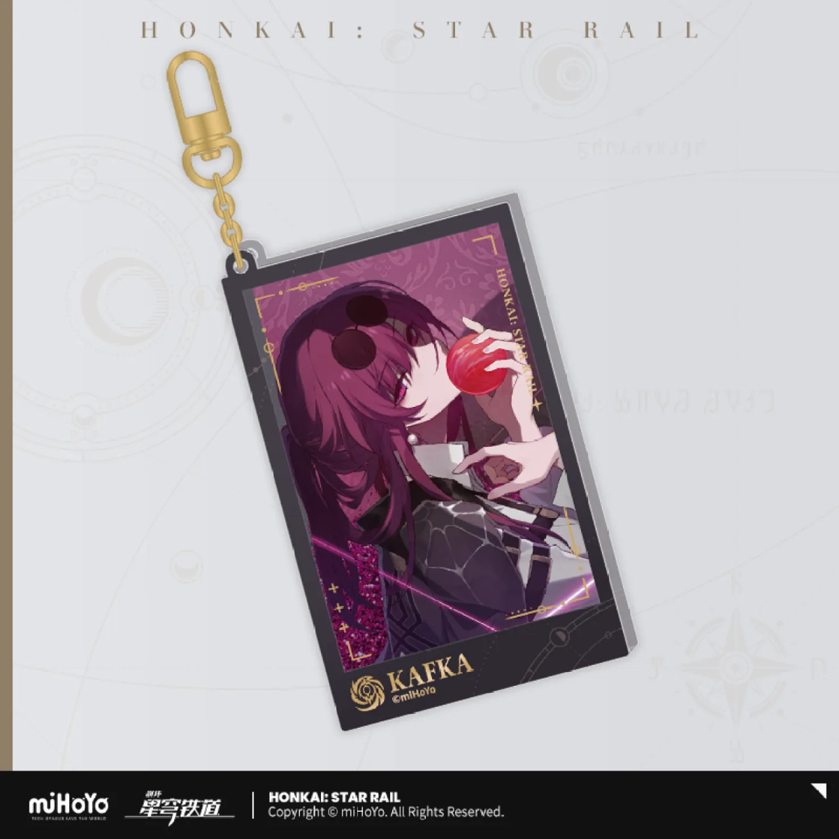 Honkai: Star Rail Quicksand Keychain "Departure Countdown Series"-Kafka-miHoYo-Ace Cards & Collectibles