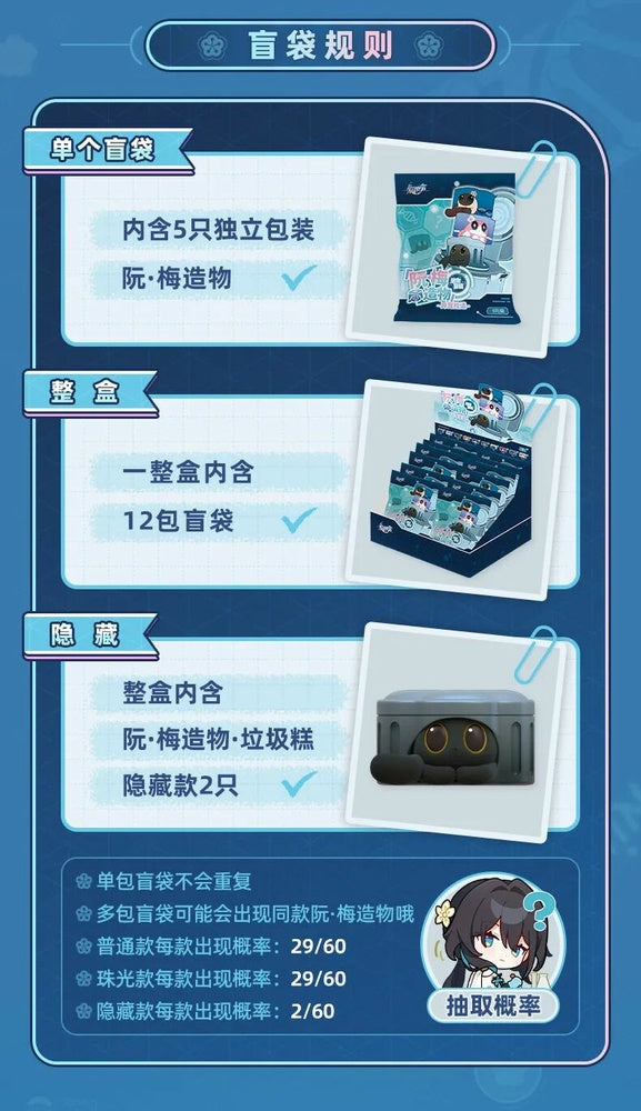 Honkai: Star Rail "Ruan Mei's Creations" Exotic Pets Theme Mini Blind Bag-Single Box-miHoYo-Ace Cards & Collectibles