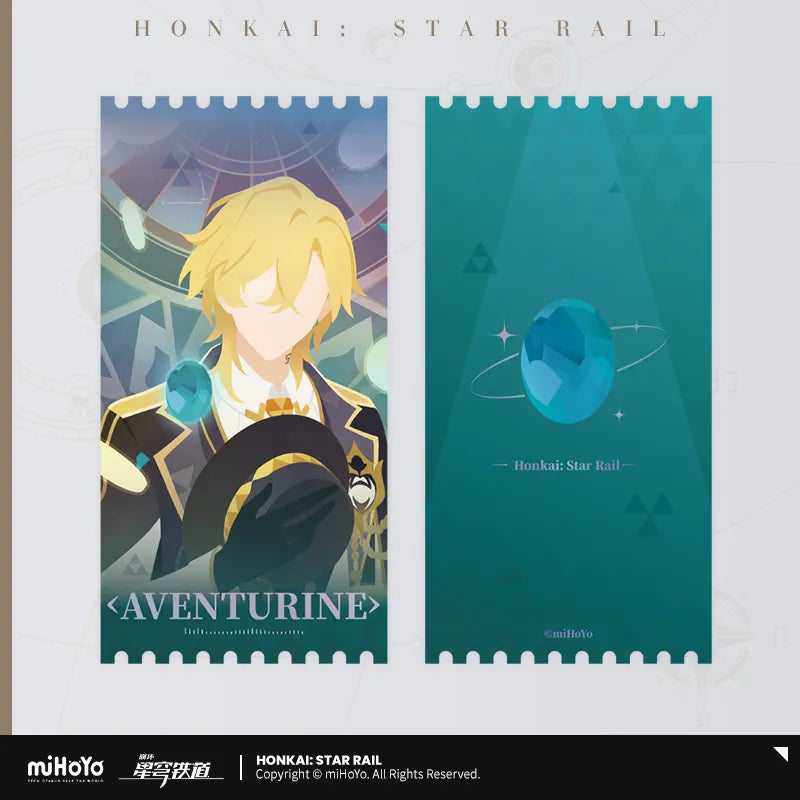 Honkai: Star Rail Stoneheart's Oath Ring Laser Ticket Set-miHoYo-Ace Cards & Collectibles