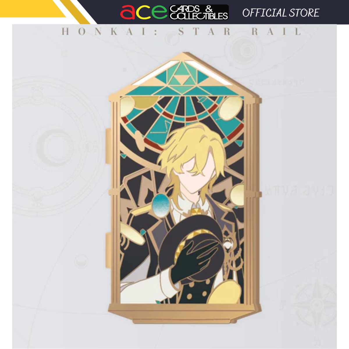 Honkai: Star Rail Stoneheart’s Oath Ring Series Metal Badges-miHoYo-Ace Cards & Collectibles
