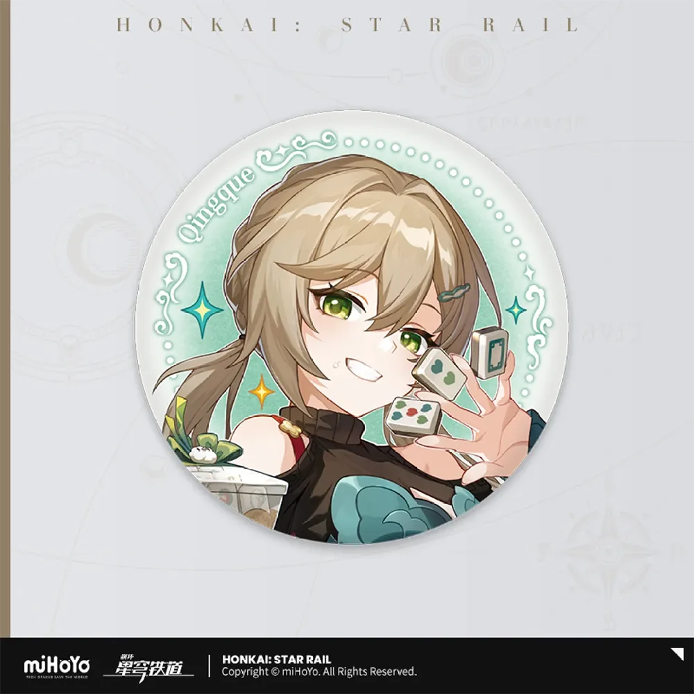 Honkai: Star Rail Universe Candy House Badge-Qingque-miHoYo-Ace Cards &amp; Collectibles