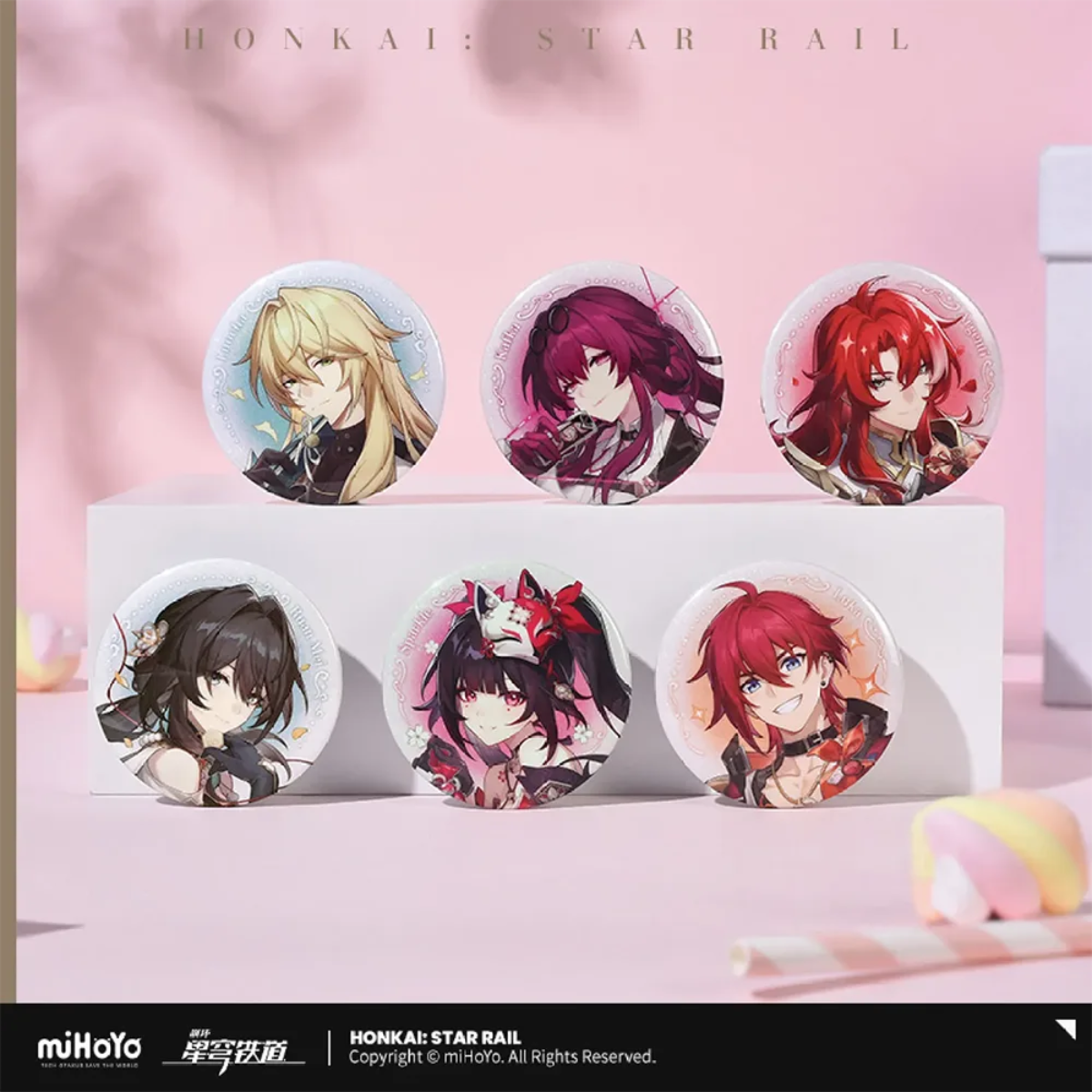 Honkai: Star Rail Universe Candy House Badge-Serval-miHoYo-Ace Cards &amp; Collectibles