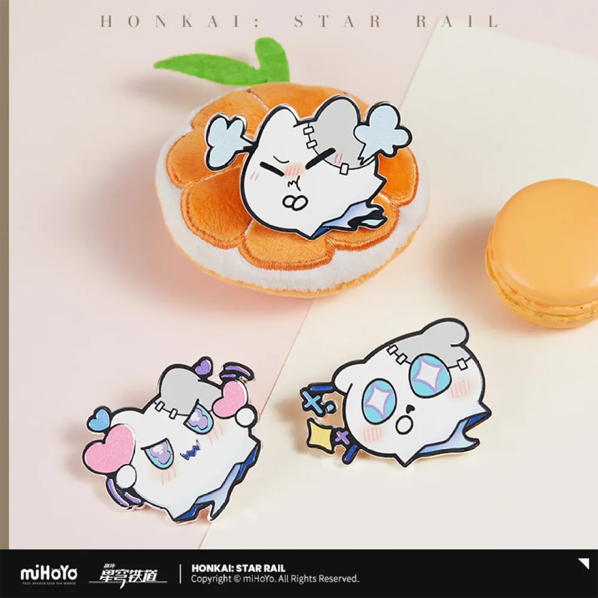 Honkai: Star Rail Wubbaboo Metal Badge-Love-miHoYo-Ace Cards & Collectibles