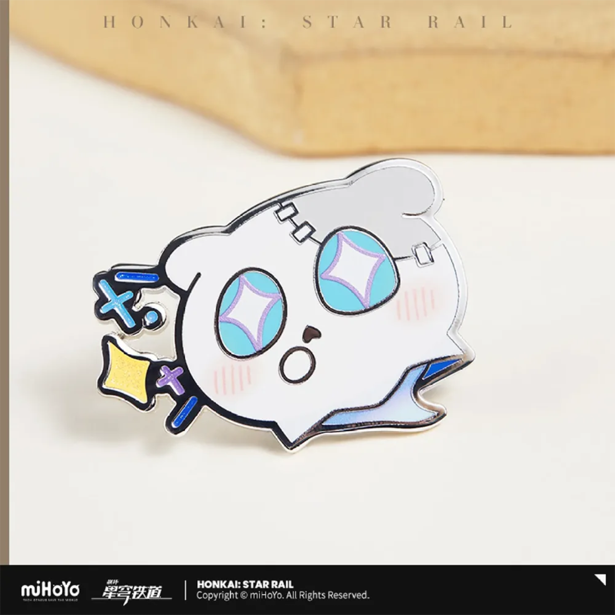 Honkai: Star Rail Wubbaboo Metal Badge-Love-miHoYo-Ace Cards & Collectibles