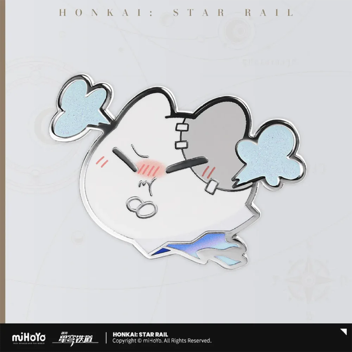 Honkai: Star Rail Wubbaboo Metal Badge-Love-miHoYo-Ace Cards & Collectibles