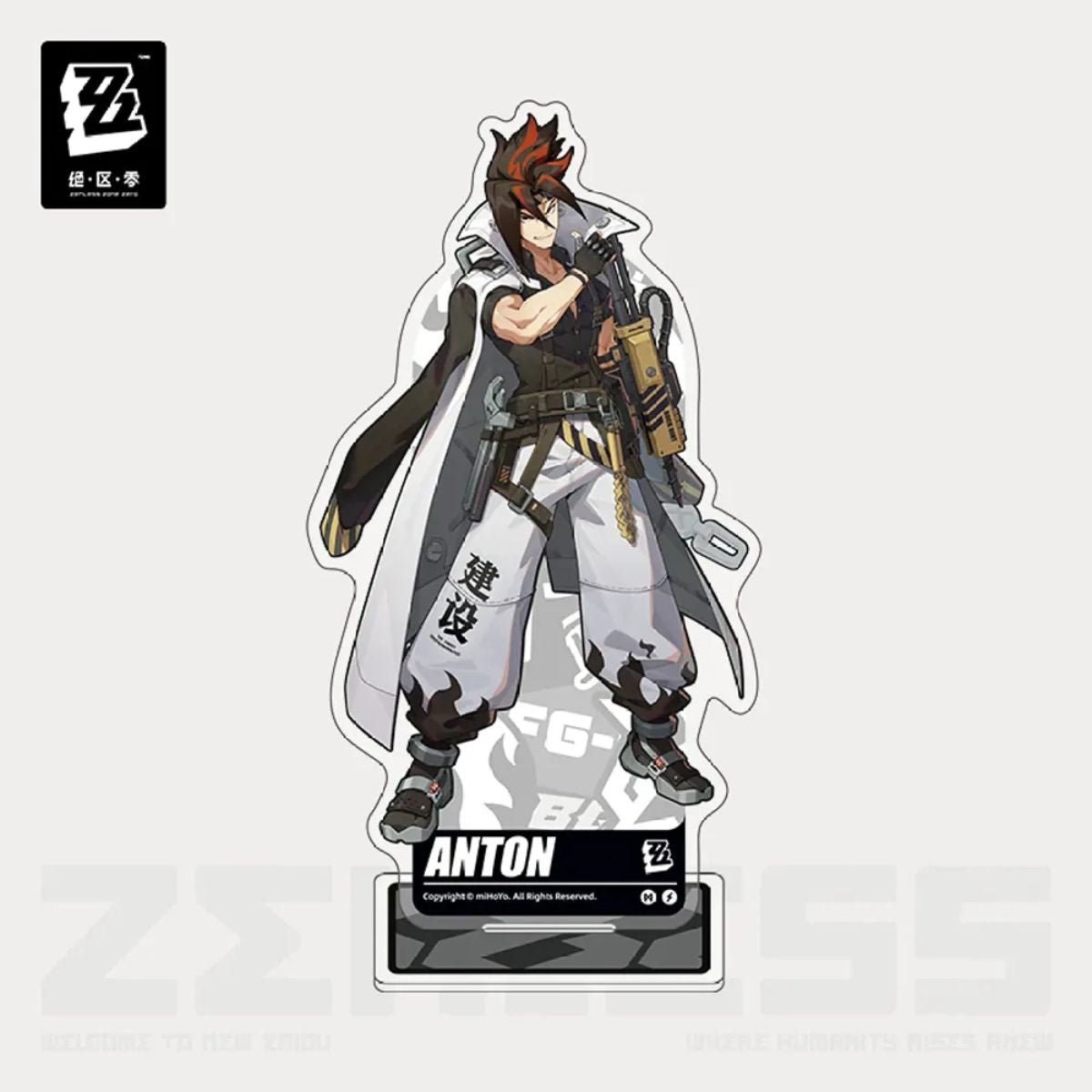 Zenless Zone Zero Belobog Heavy Industries Acrylic Stand-Anton-miHoYo-Ace Cards &amp; Collectibles